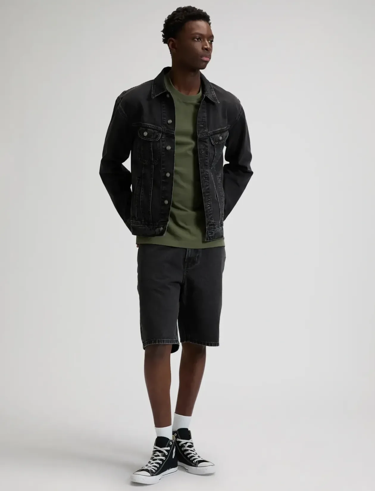 RELAXED RIDER JACKET - Uforede denimjakker