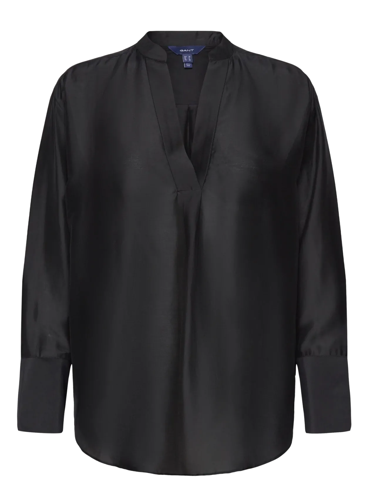 RELAXED STAND COLLAR BLOUSE - Langærmede bluser