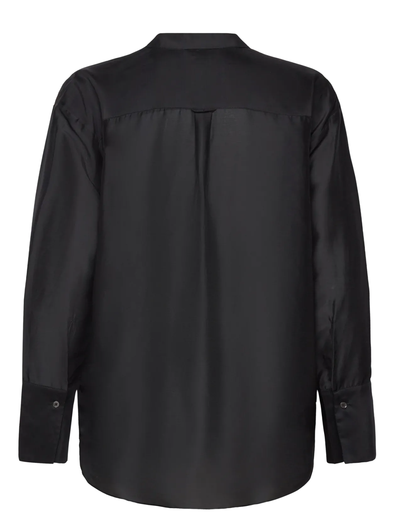 RELAXED STAND COLLAR BLOUSE - Langærmede bluser