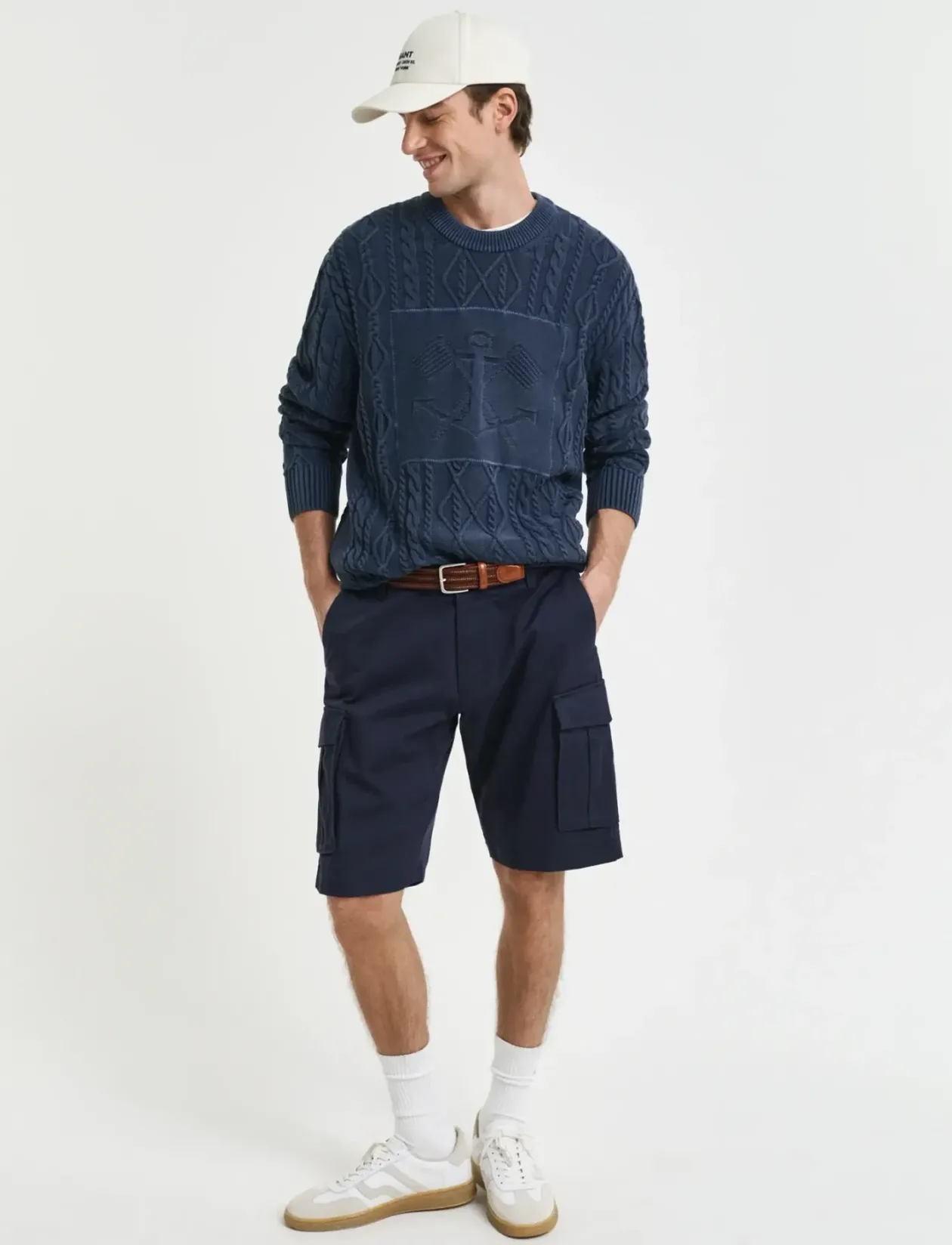 RELAXED TWILL CARGO SHORTS - Cargo shorts