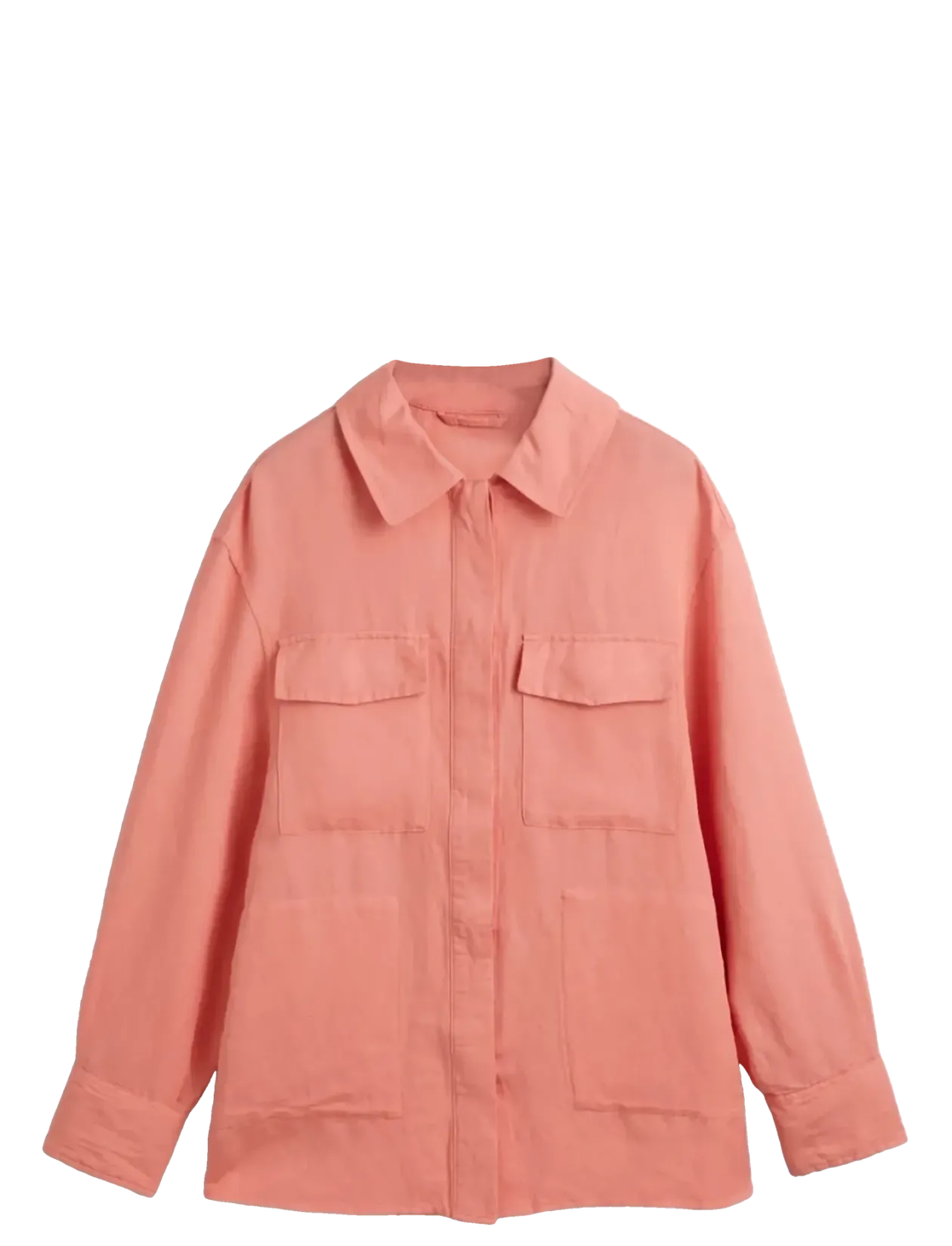 REL LINEN BLEND OVERSHIRT - Overshirts