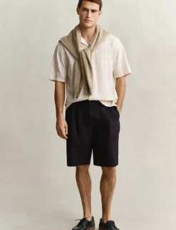 REL TEXTURE CHECK SHIRT - Kortærmede