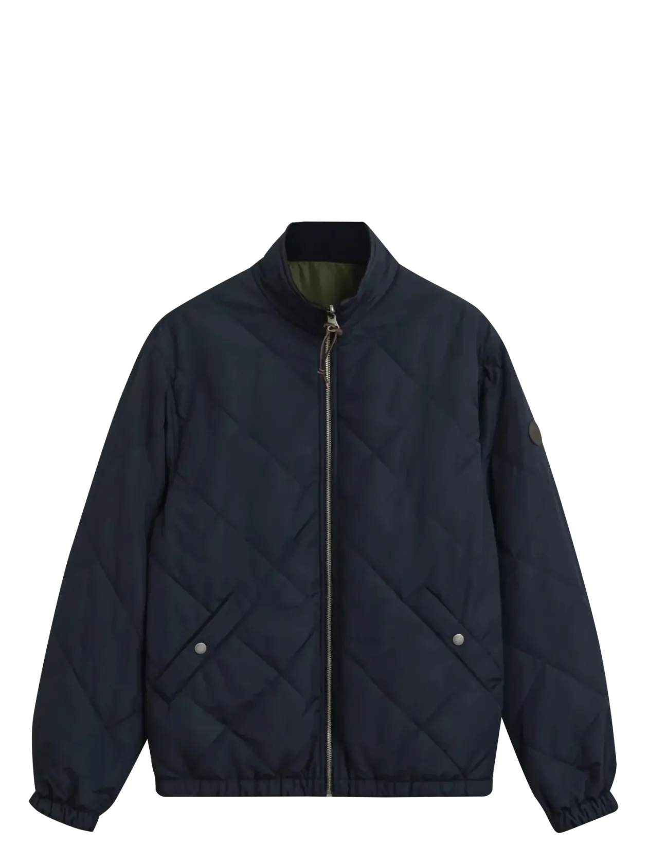 REVERSIBLE STAND-UP COLLAR JACKET - Quiltede