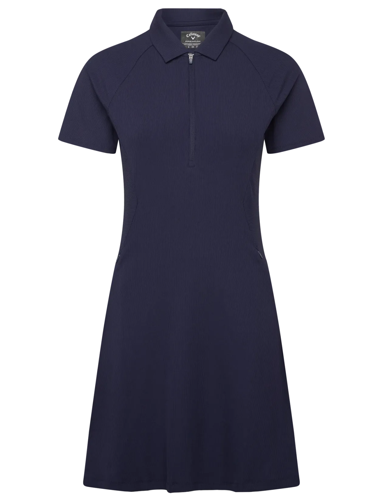 RIBBED DRESS WITH COMPRESSION SHORTS - Kjoler