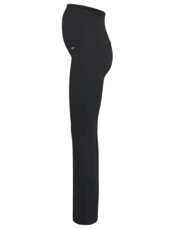 Ribbed Seamless Flare Maternity Tights - Træningstights