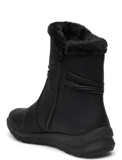 Rieker Ladies mid height boots Z0070-00 Black - Varmforede sko