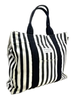 Rive Canvas Tote Medi BW - Tote Bags