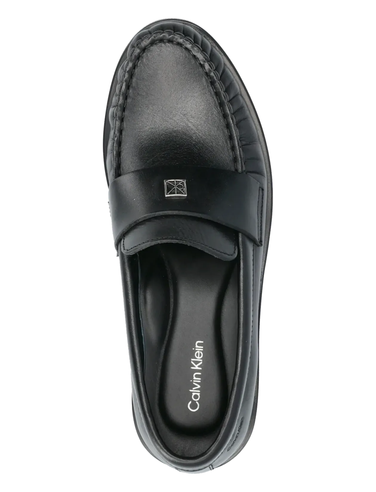 ROUND LOAFER LTH HDW - Loafers