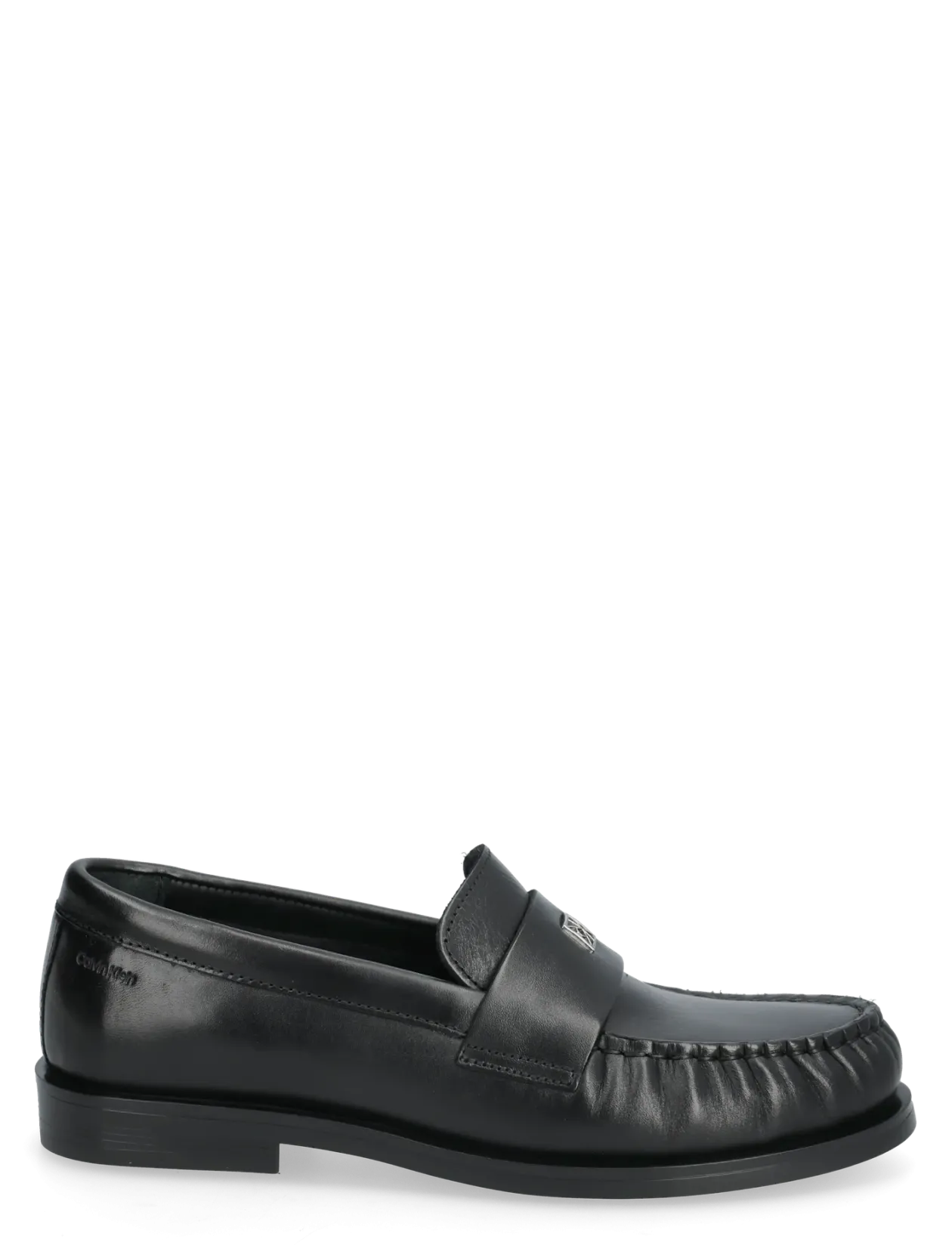ROUND LOAFER LTH HDW - Loafers