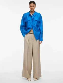 ROUSAGA RW W/F F/L TROUSER - Bukser med brede ben