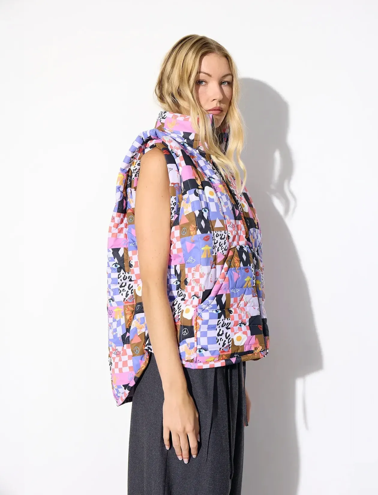 Roxanna Short Vest - Vatterede veste