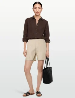 Ruby Jacquard Stripe Lyocell Shorts - Casual shorts
