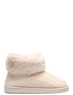 SAAR CABLE KNIT BOOT - Hjemmesko