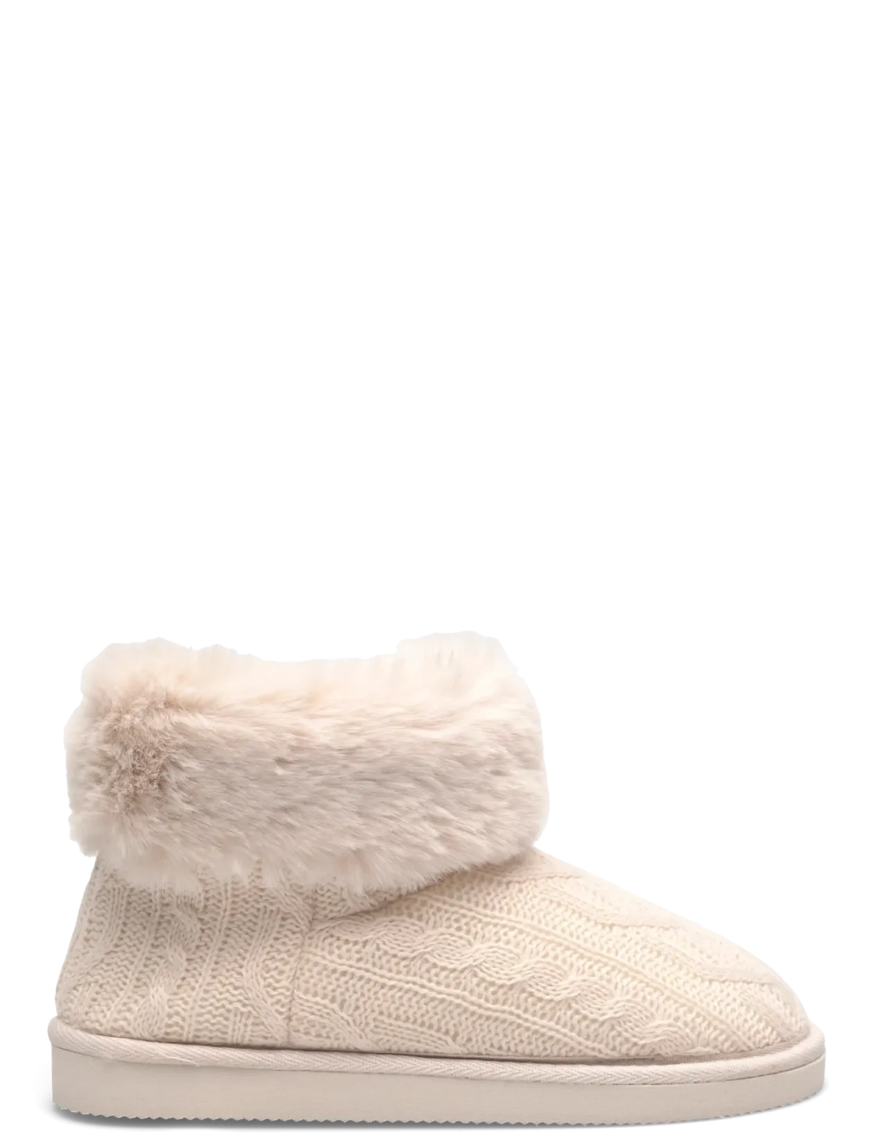 SAAR CABLE KNIT BOOT - Hjemmesko