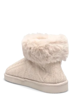 SAAR CABLE KNIT BOOT - Hjemmesko