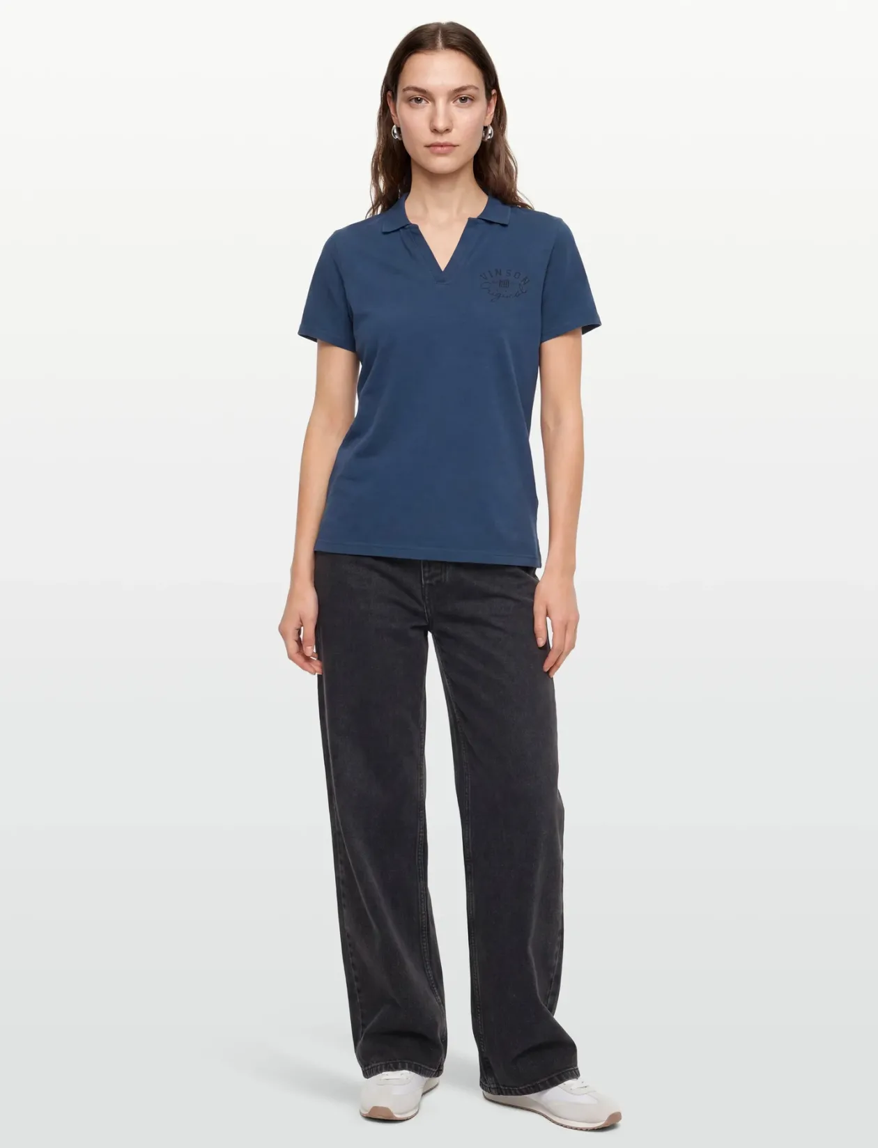 SALLY REG COT VIN W POLO - Poloskjorter