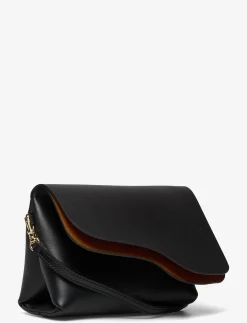 Scarlino Black Double Faced Nappa - Crossbody Bags