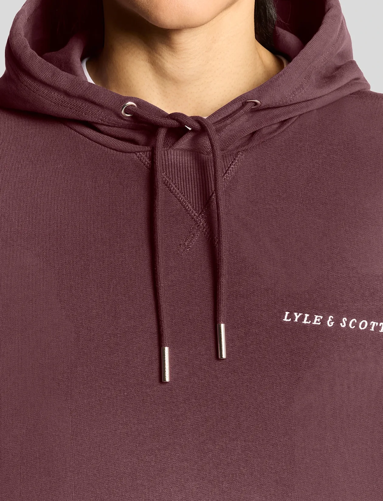 Script Brushback Pullover Hoodie - Hættetrøjer