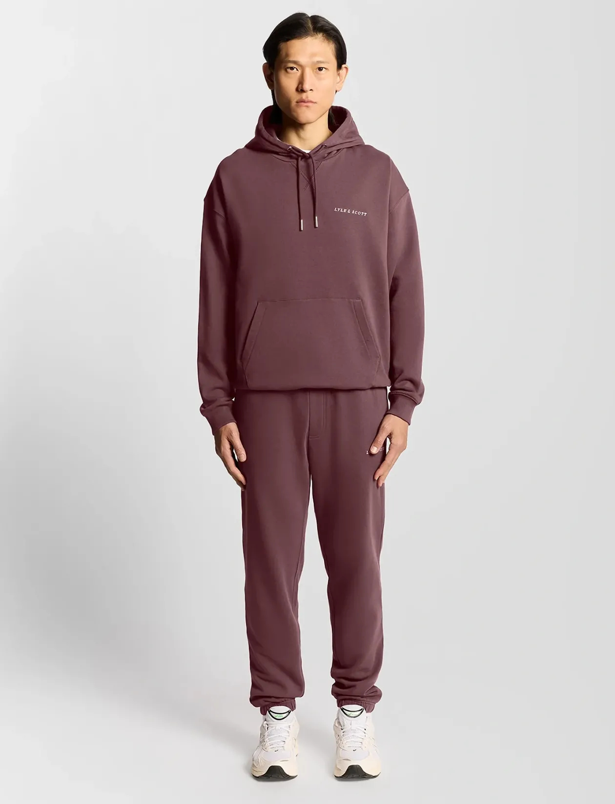 Script Brushback Pullover Hoodie - Hættetrøjer