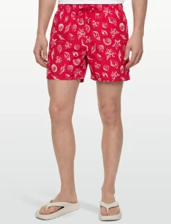 SEASHELLS PRINT SWIM SHORTS - Badebukser
