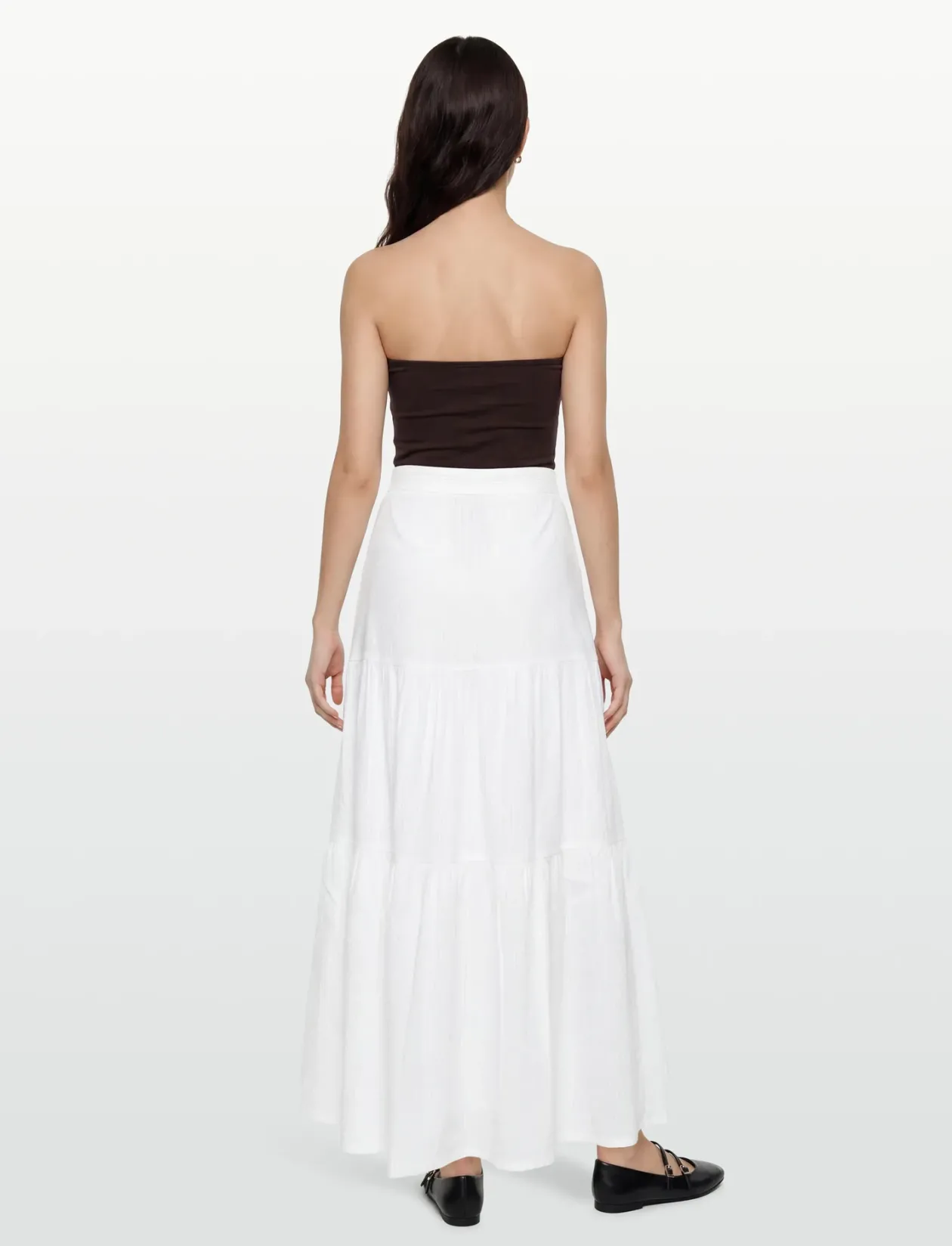 Seersucker Maxi Skirt - Maxi nederdele
