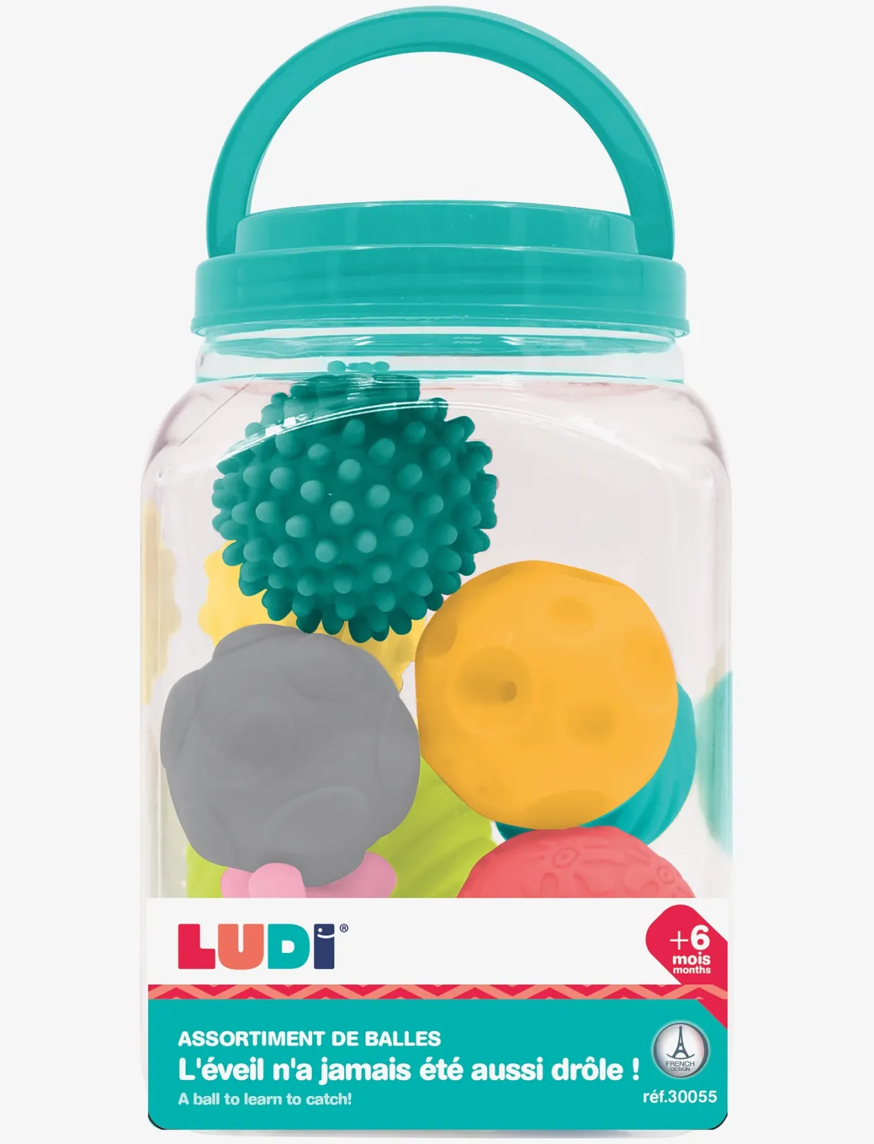 Sensory balls - 8 pcs - Interaktivt legetøj