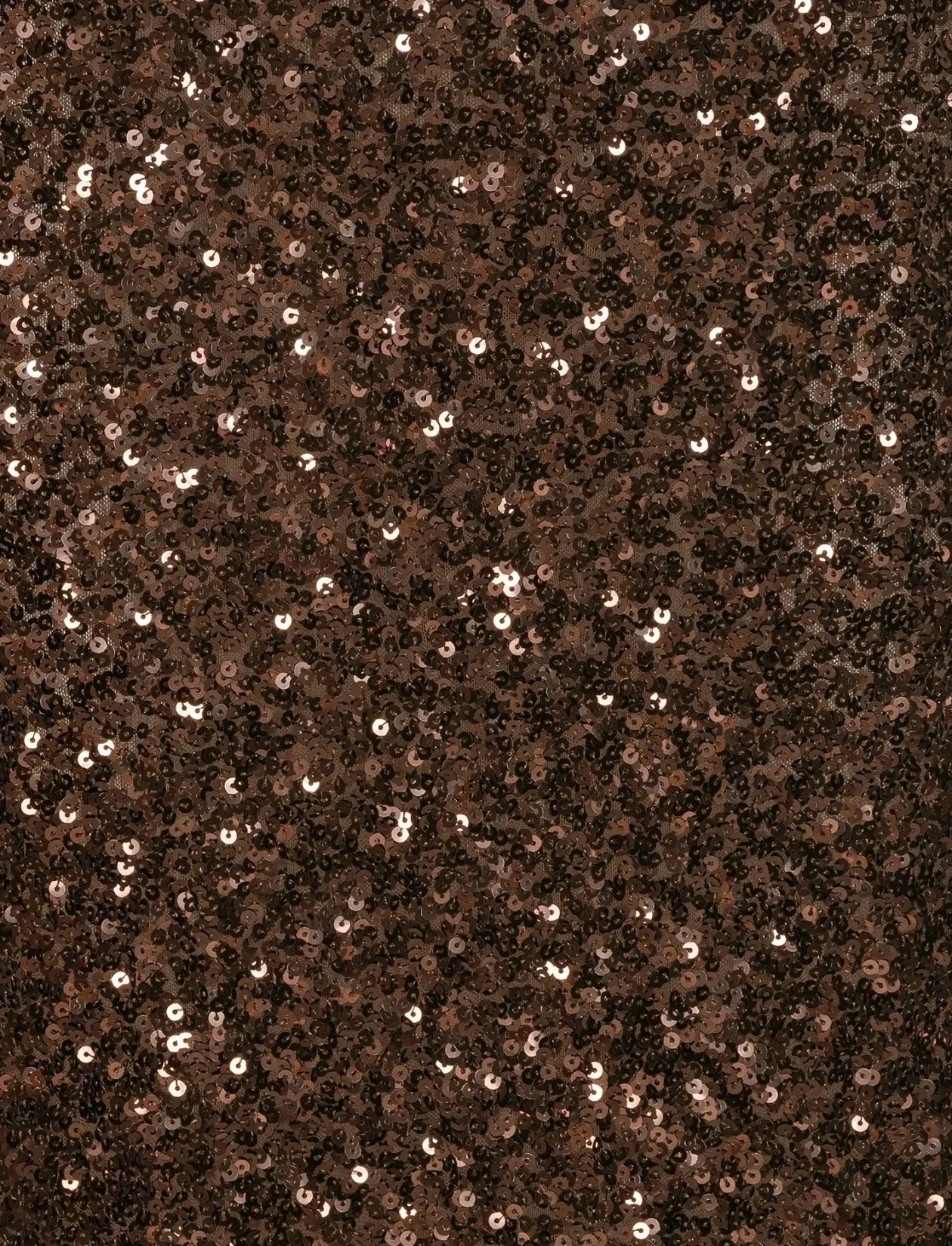 SEQUINS MIDI V-NECK DRESS - Maxikjoler