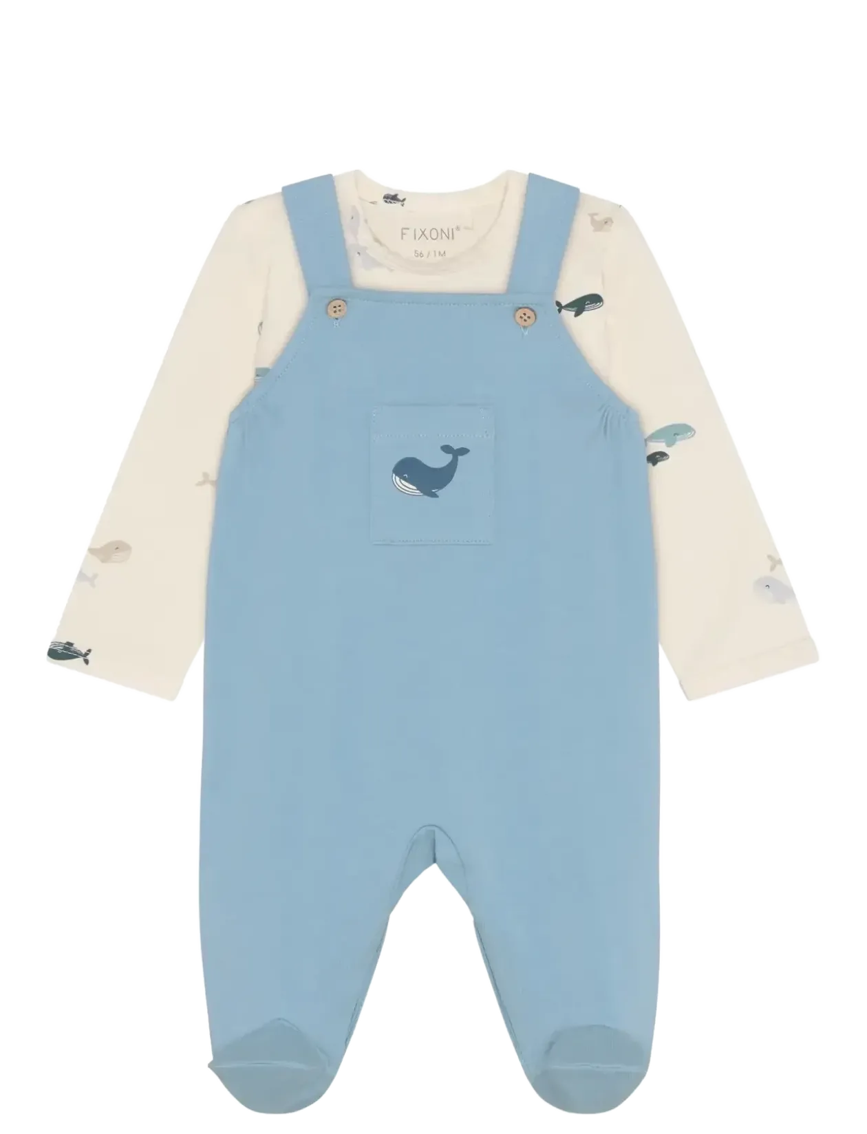 Set w. Body and Romper - Sæt med body