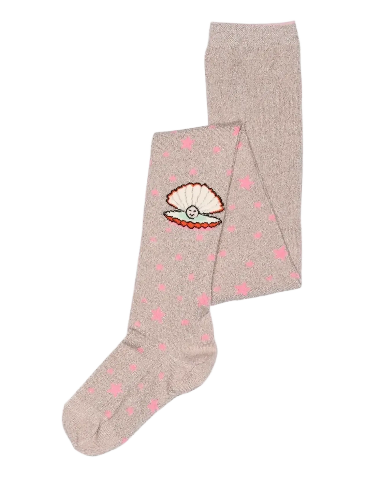 Shell glitter tights - Strømpebukser