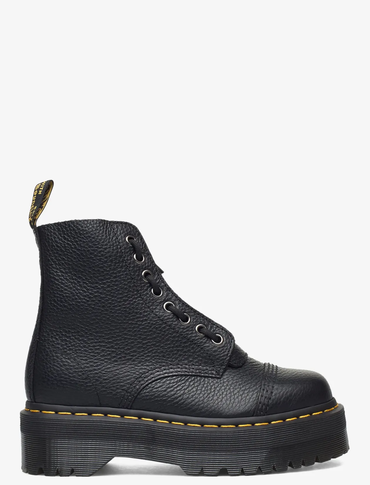 Sinclair Black Milled Nappa - Snørestøvler