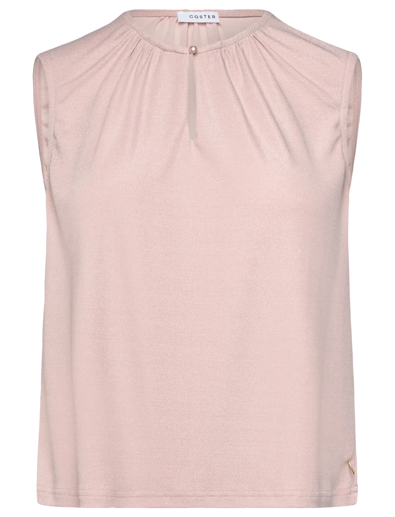 Sleveless lurex top - Ærmeløse bluser