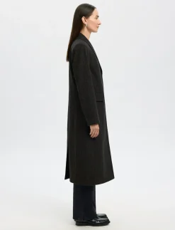 SLFALLY WOOL BLEND COAT #S - Uldfrakker