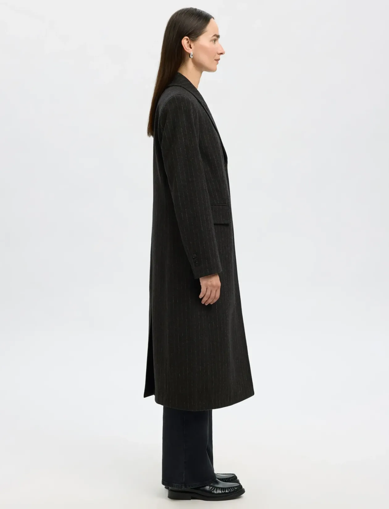 SLFALLY WOOL BLEND COAT #S - Uldfrakker