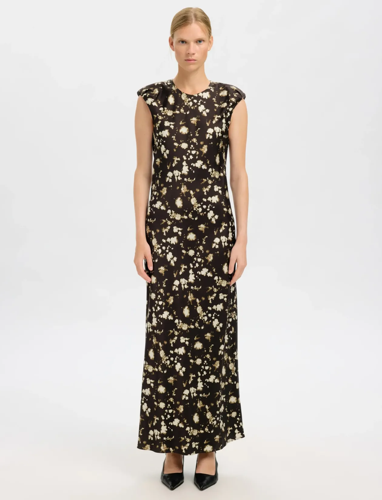 SLFARONIA REGULAR SL ANKLE DRESS EX - Maxikjoler