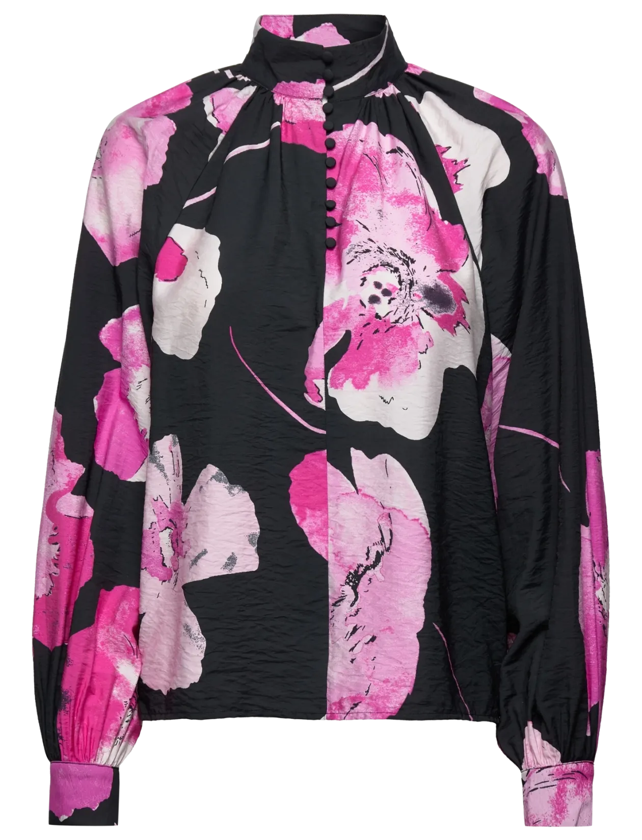 SLFAURA LS BUTTONED TOP B - Langærmede bluser