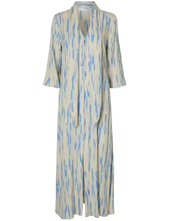 SLFBAELA 3/4 AOP ANKLE DRESS B - Midi kjoler