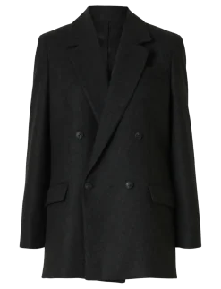 SLFELIN WOOL BLEND BLAZER NOOS - Dobbeltradede blazere
