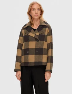 SLFEVANA SHORT WOOL JACKET - Uldjakker