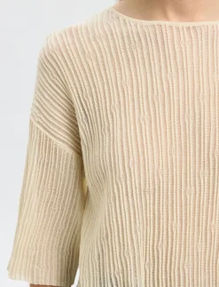 SLFLEA 2/4 KNIT O-NECK - Strik