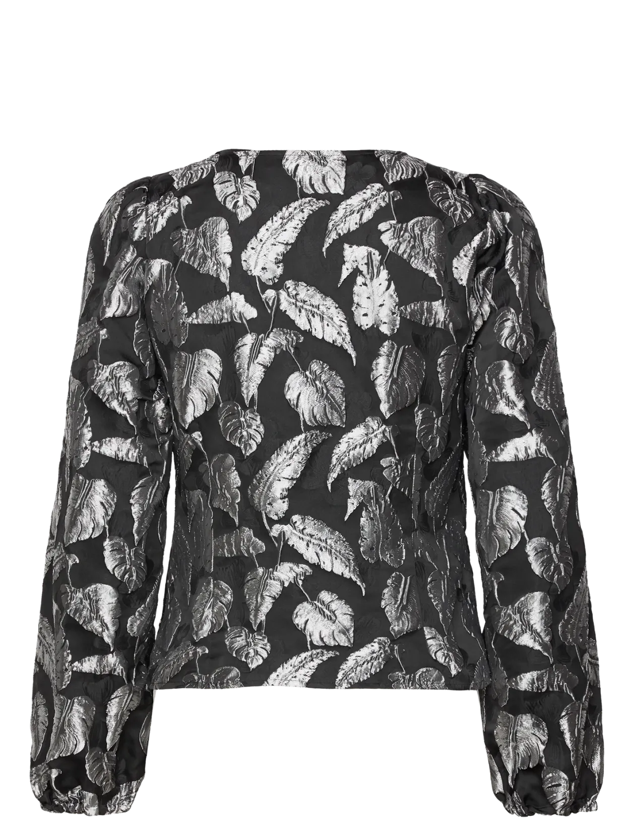 SLFPAULA SILVER LEAF LS TOP B - Langærmede bluser