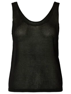 SLFROSE SL STRUCTURE KNIT TOP - Ærmeløse toppe
