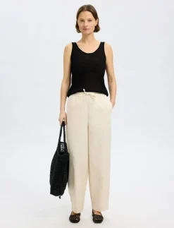 SLFROSE SL STRUCTURE KNIT TOP - Ærmeløse toppe
