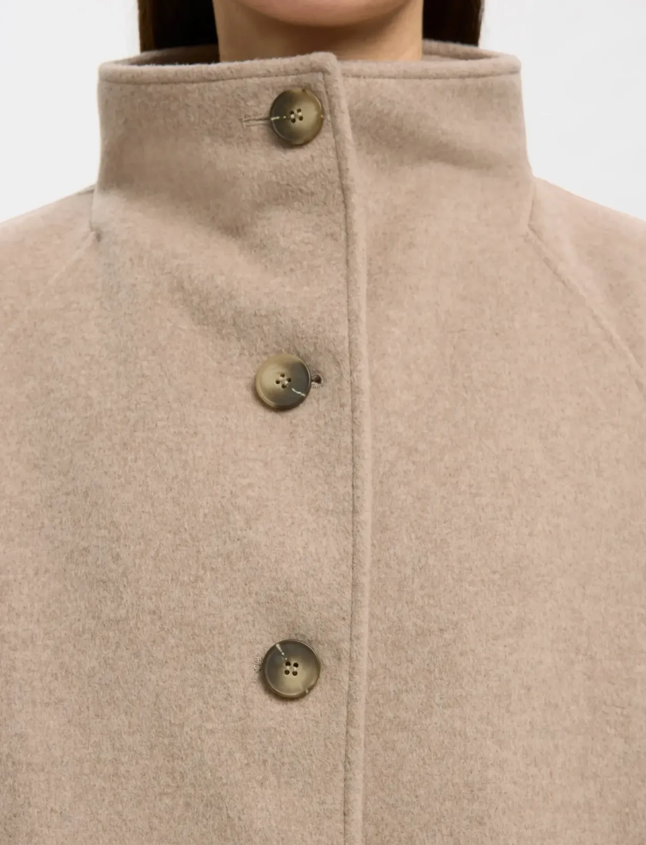 SLFVINNI WOOL BLEND COAT NOOS - Uldfrakker