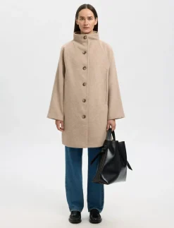 SLFVINNI WOOL BLEND COAT NOOS - Uldfrakker