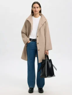 SLFVINNI WOOL BLEND COAT NOOS - Uldfrakker