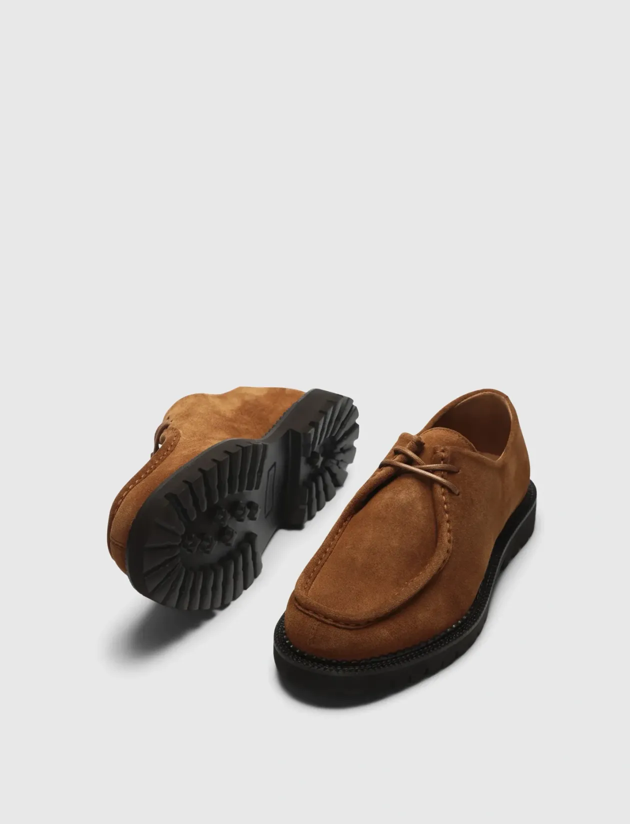SLHHECTOR SUEDE MOC-TOE SHOE - Moc Toe sko