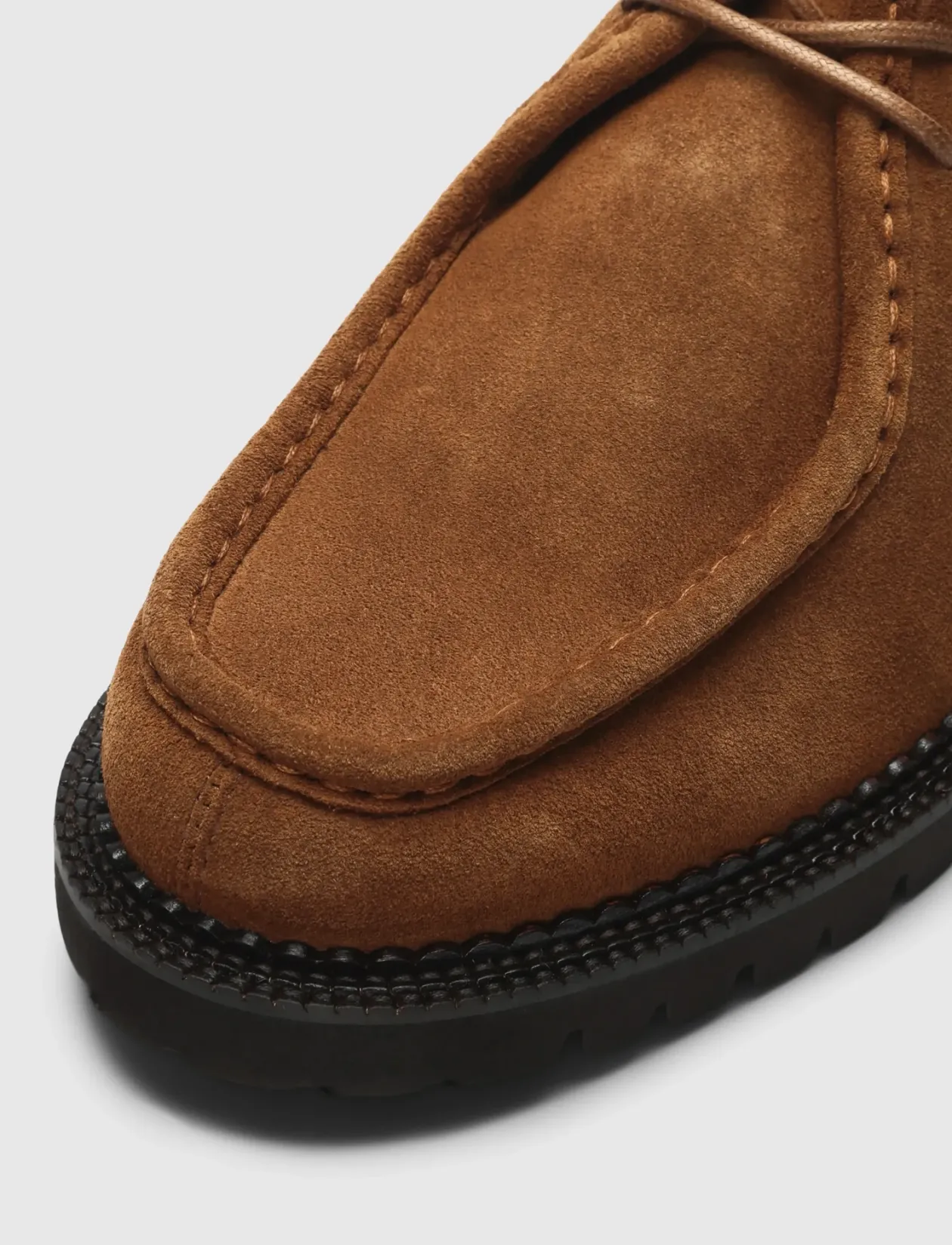 SLHHECTOR SUEDE MOC-TOE SHOE - Moc Toe sko