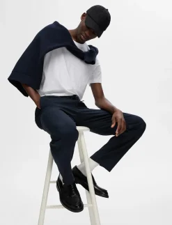 SLH196-STRAIGHT ROBERT STRING PANT NOOS - Casual