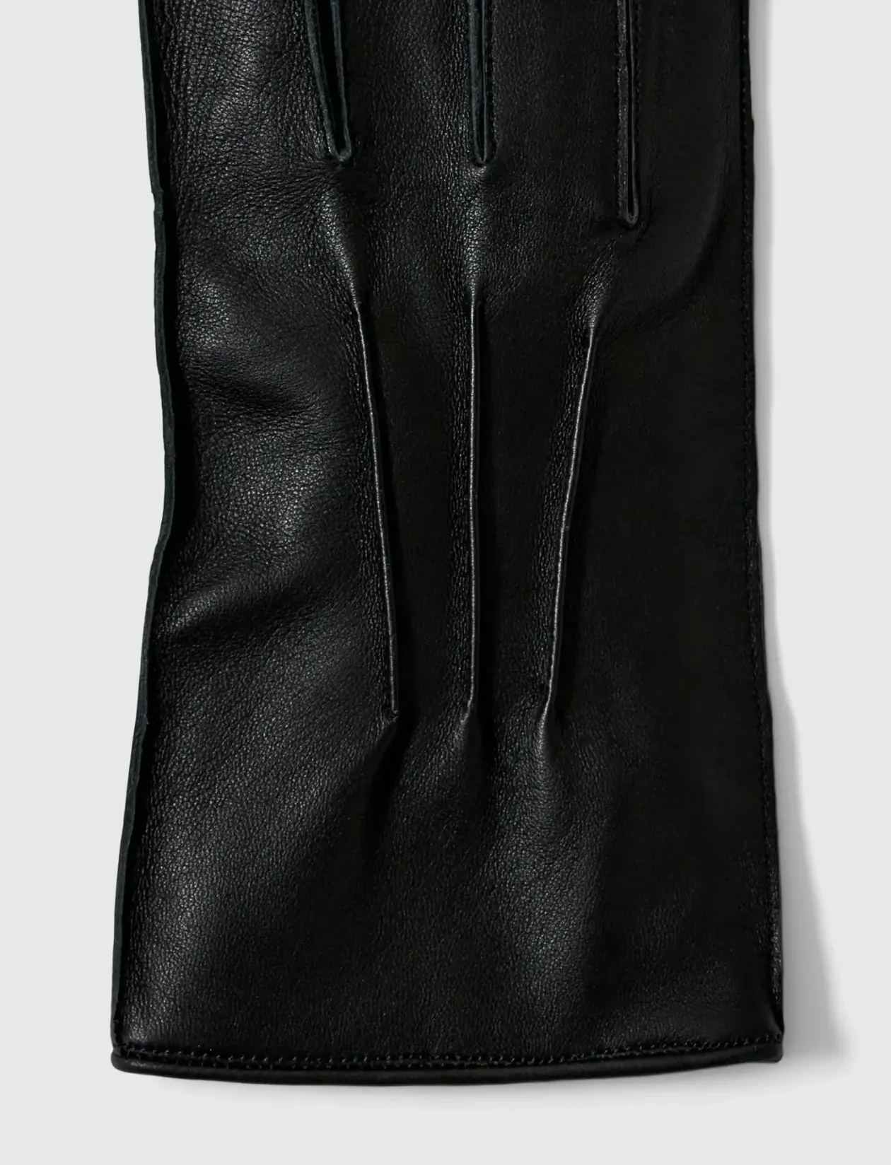 SLHZAIN LEATHER GLOVES - Fingerhandsker