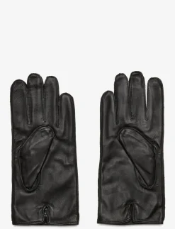 SLHZAIN LEATHER GLOVES - Fingerhandsker